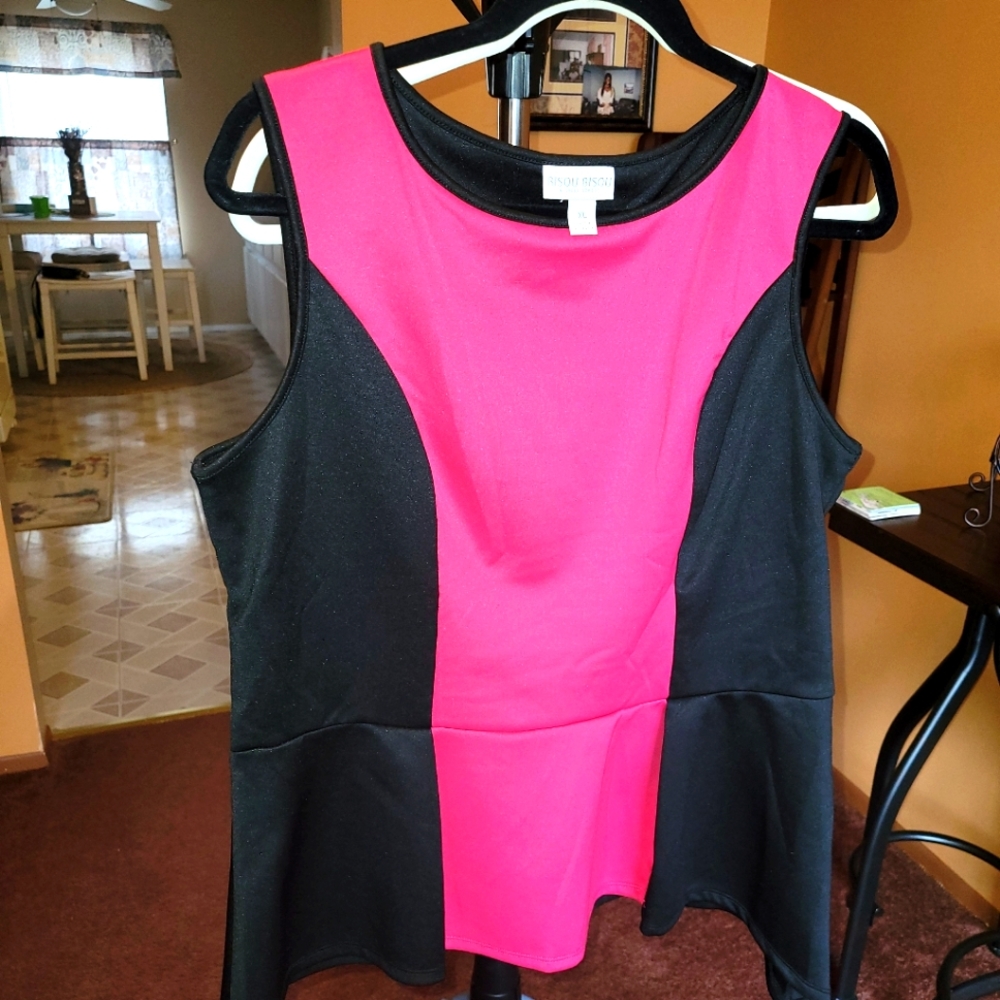 Bisou Bisou Peplum Top